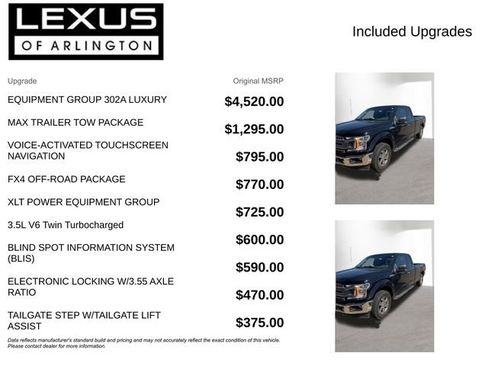 Used 2018 Ford F150 XLT w/ Equipment Group 302A Luxury image 4