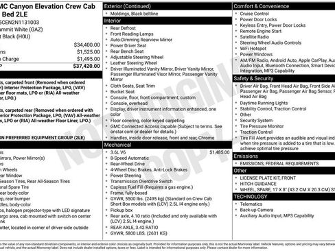 Used 2022 GMC Canyon Elevation image 38