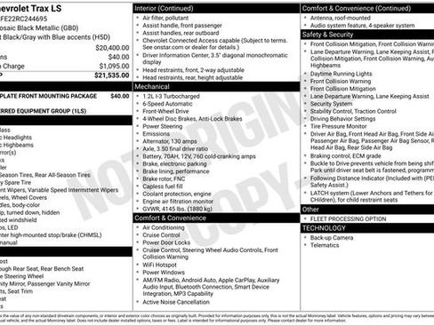 Used 2024 Chevrolet Trax LS FWD image 2