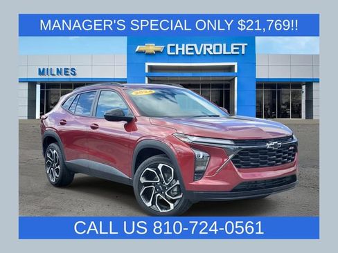 Certified 2024 Chevrolet Trax RS w/ Sunroof Package FWD image 1