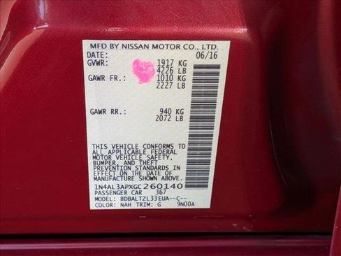 Used 2016 Nissan Altima 2.5 SL w/ 2.5 Technology w/LED Package image 24