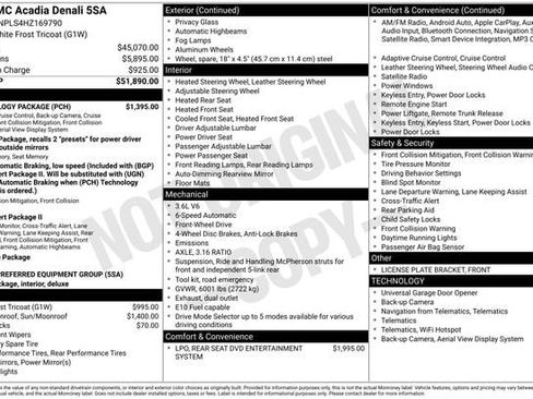 Certified 2017 GMC Acadia Denali w/ Technology Package FWD image 29
