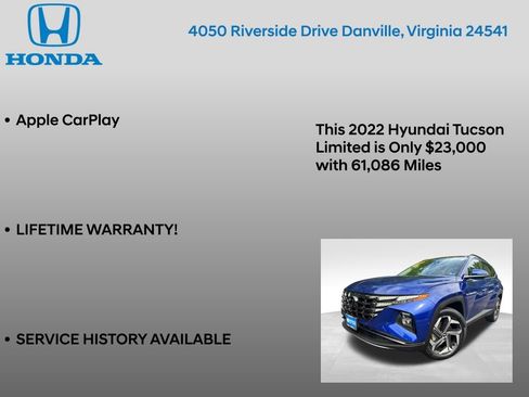 Used 2022 Hyundai Tucson Limited w/ Cargo Package AWD/4WD image 12