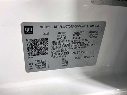 Certified 2022 Chevrolet Silverado 1500 LTZ w/ LTZ Premium Texas Edition RWD image 36