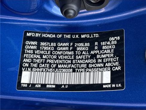 Used 2018 Honda Civic EX image 24