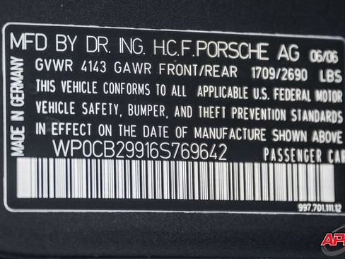 Used 2006 Porsche 911 Carrera 4S AWD/4WD image 63
