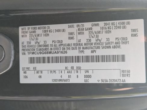Used 2021 Ford Escape SE AWD/4WD image 35