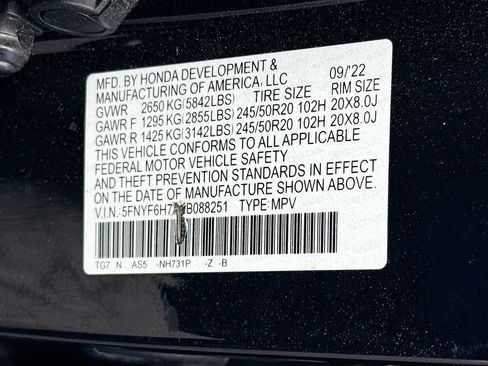 Used 2022 Honda Pilot Black Edition image 36