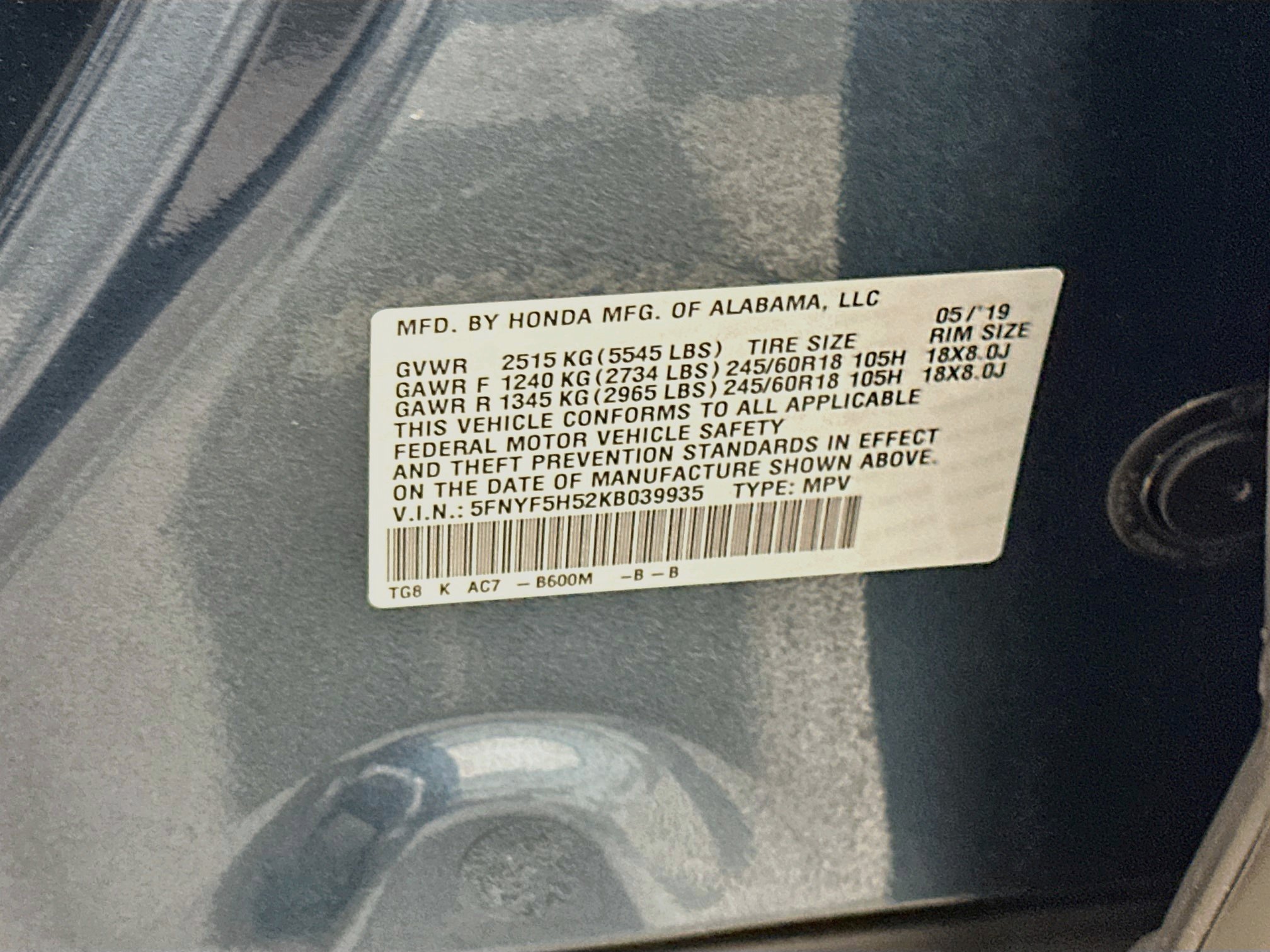 Used 2019 Honda Pilot EX-L image 12