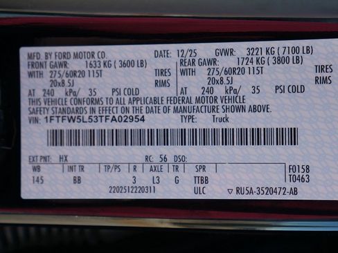 New 2026 Ford F150 Lariat w/ Equipment Group 501A Mid AWD/4WD image 48
