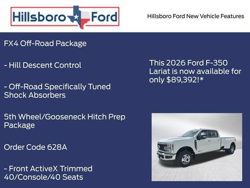 New 2026 Ford F350 Lariat w/ Lariat Ultimate Package AWD/4WD image 10