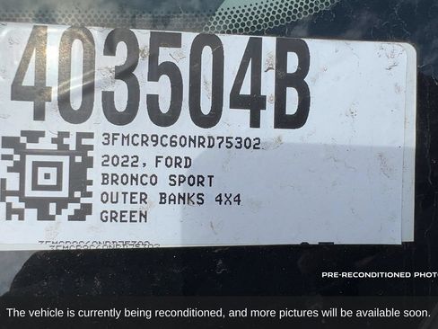 Used 2022 Ford Bronco Sport Outer Banks AWD/4WD image 19