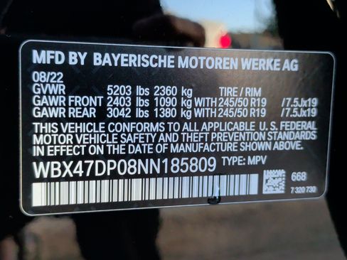 Certified 2022 BMW X3 sDrive30i w/ Convenience Package w/ZPA image 39