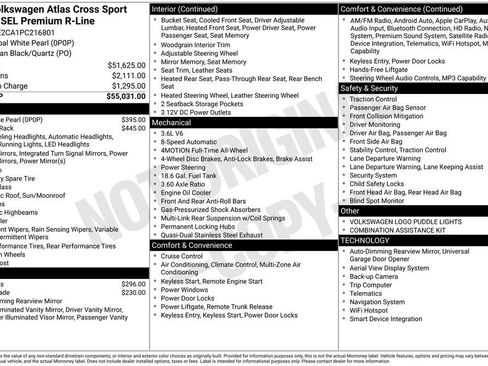 Certified 2023 Volkswagen Atlas Cross Sport SEL Premium R-Line AWD/4WD image 41