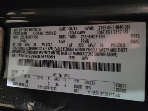 Used 2016 Ford Escape Titanium w/ Equipment Group 301A image 33