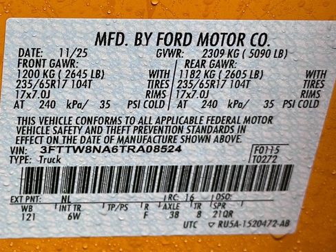 New 2026 Ford Maverick Tremor AWD/4WD image 45