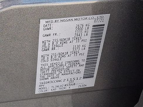 Used 2022 Nissan Pathfinder SL AWD/4WD image 28