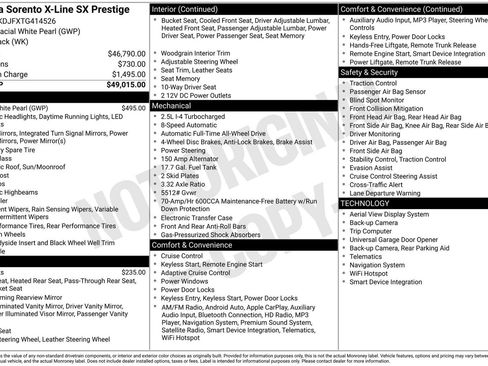 New 2026 Kia Sorento SX Prestige AWD/4WD image 3