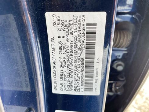 Used 2019 Honda Accord EX image 33
