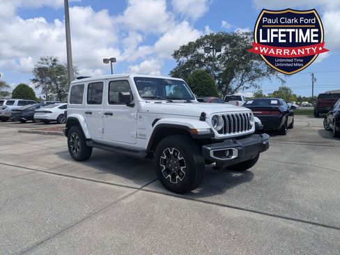 Used 2024 Jeep Wrangler Unlimited Sahara w/ Technology Group AWD/4WD image 1