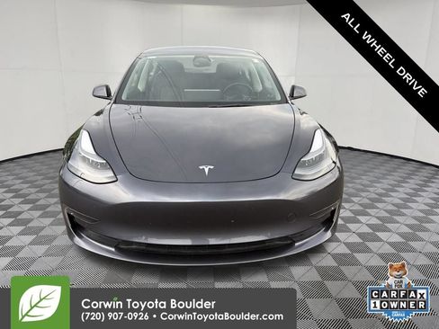 Used 2022 Tesla Model 3 Long Range AWD/4WD image 2