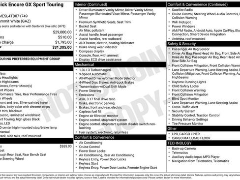 New 2026 Buick Encore GX Sport Touring image 25