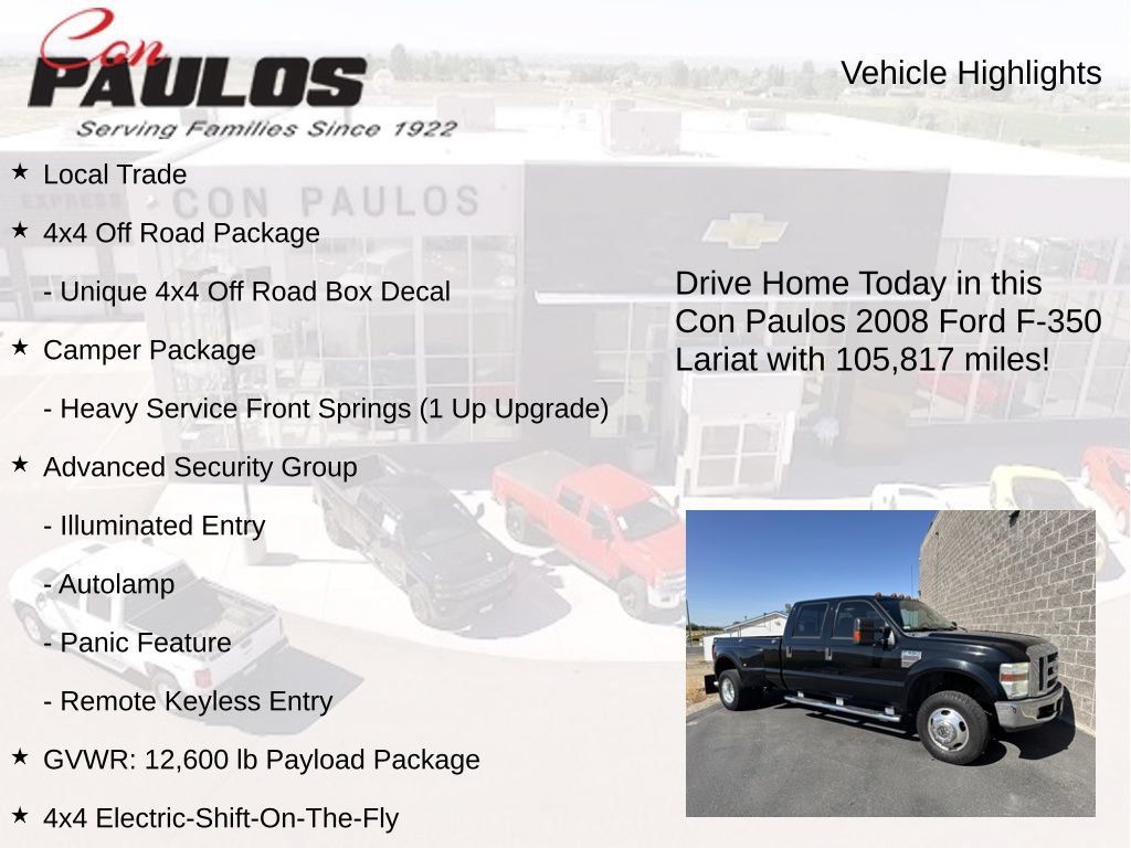 Used 2008 Ford F350 Lariat AWD/4WD image 7