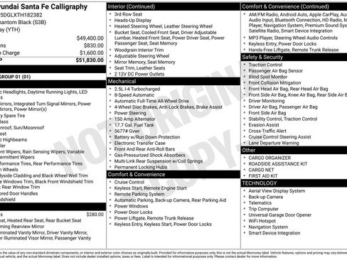 New 2026 Hyundai Santa Fe Calligraphy AWD/4WD image 30