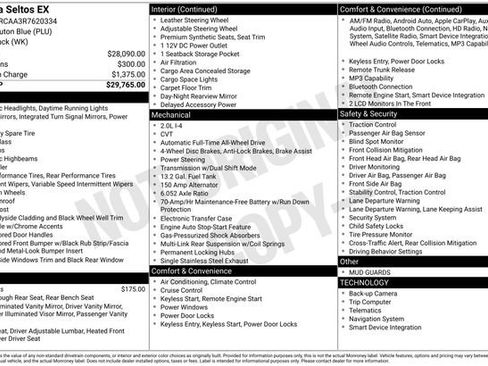 Used 2024 Kia Seltos EX AWD/4WD image 22