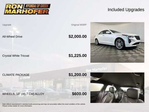 Used 2022 Cadillac CT4 Premium Luxury w/ Climate Package AWD/4WD image 6