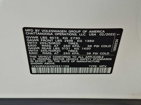 Used 2022 Volkswagen Atlas SE image 24