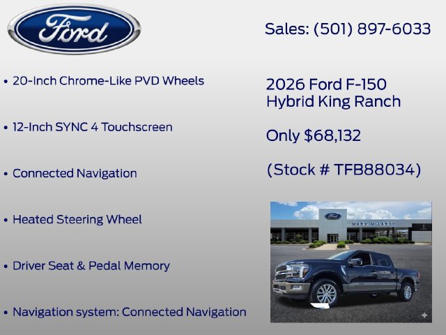 New 2026 Ford F150 King Ranch w/ Equipment Group 601A High AWD/4WD image 12