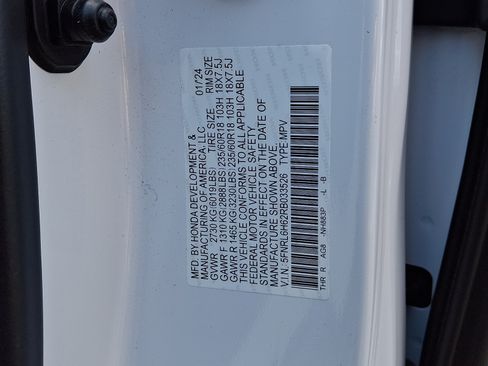Certified 2024 Honda Odyssey EX-L image 20