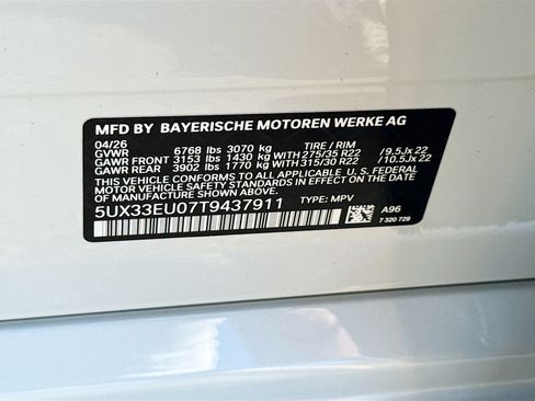 New 2026 BMW X5 M60i AWD/4WD image 44