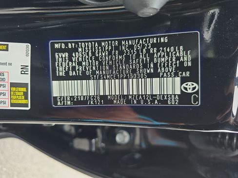 Used 2023 Toyota Corolla SE FWD image 34