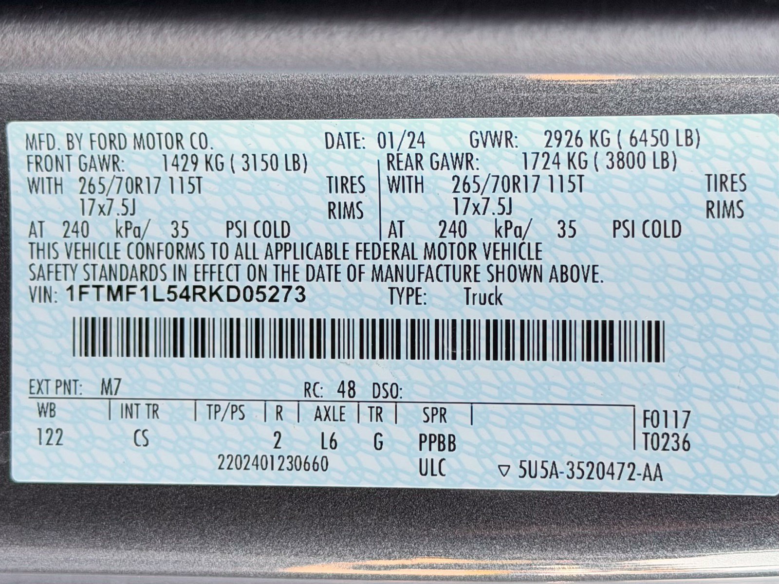 Used 2024 Ford F150 XL AWD/4WD image 45