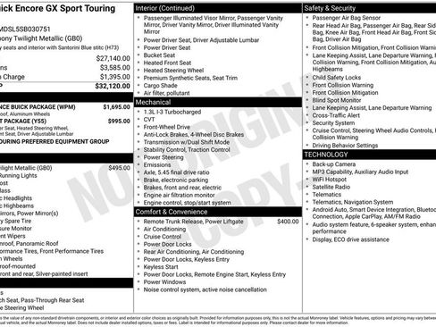 Used 2025 Buick Encore GX Sport Touring w/ Experience Buick Package FWD image 5
