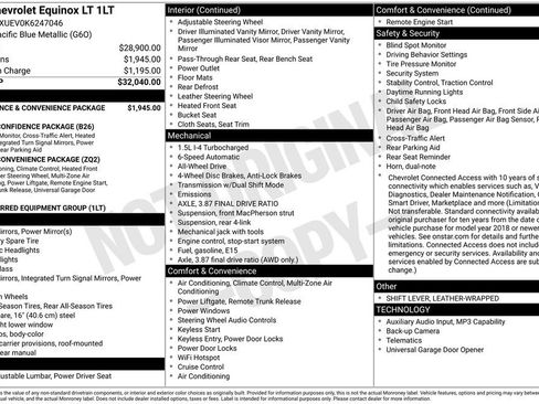 Used 2019 Chevrolet Equinox LT AWD/4WD image 7