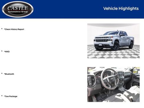 Used 2021 Chevrolet Silverado 1500 Custom w/ Rally Edition AWD/4WD image 4
