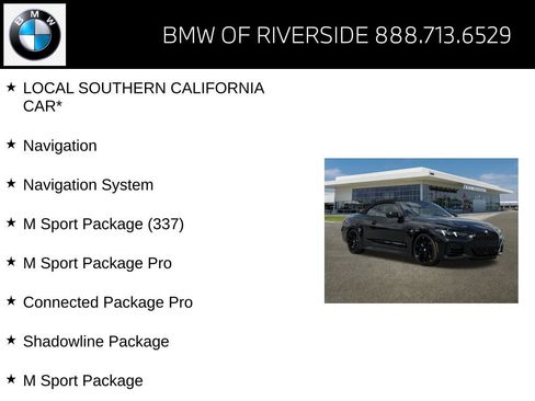 Used 2025 BMW 430i Convertible w/ M Sport Package RWD image 15