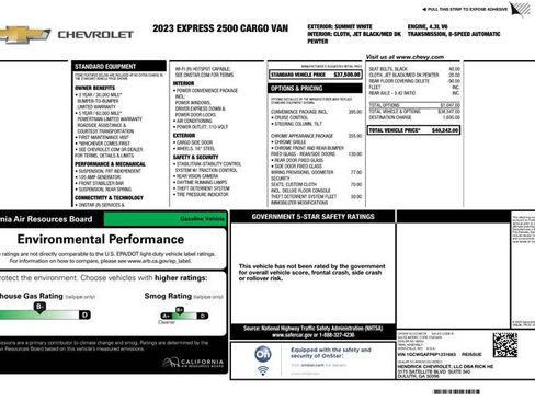 Used 2023 Chevrolet Express 2500 w/ Driver Convenience Package image 3