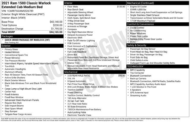 Used 2021 RAM 1500 Warlock AWD/4WD image 7