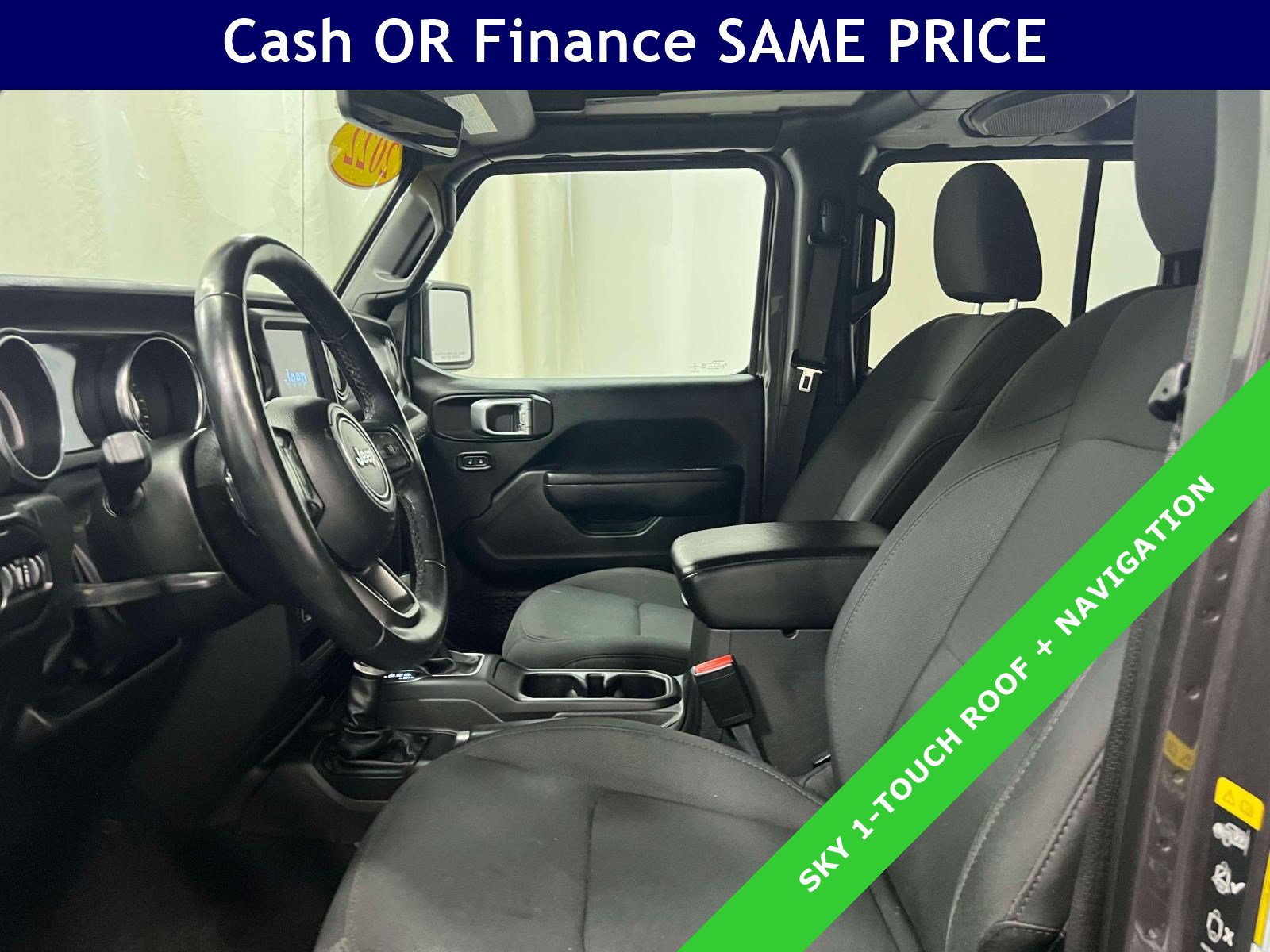 Certified 2022 Jeep Wrangler Unlimited Sport w/ Sun And Sound Package AWD/4WD image 18