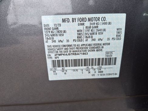 Used 2024 Ford Edge SEL AWD/4WD image 23