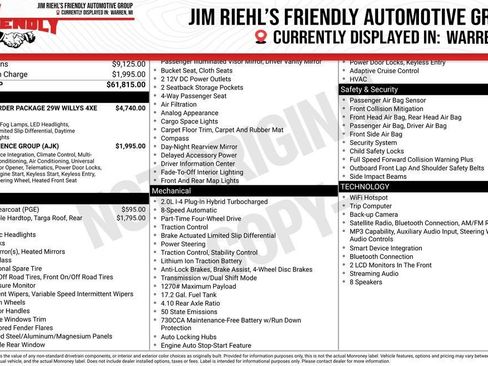 Used 2025 Jeep Wrangler Unlimited Sport S 4xe AWD/4WD image 1