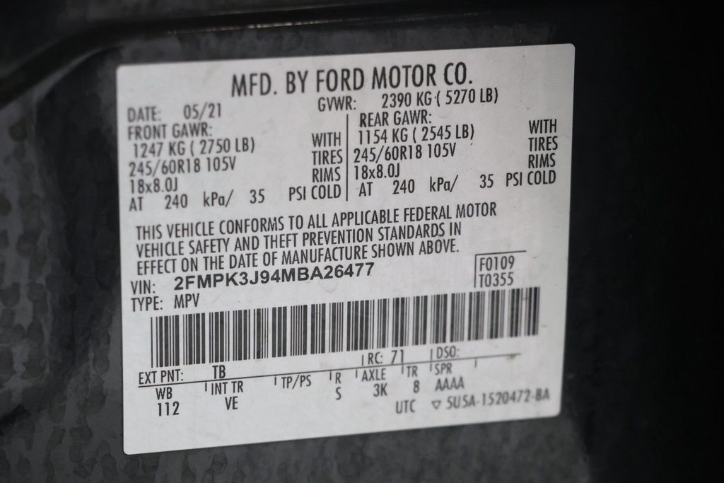 Used 2021 Ford Edge SEL FWD image 37