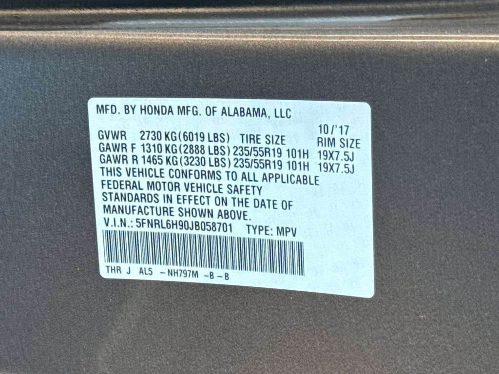 Used 2018 Honda Odyssey Elite image 54