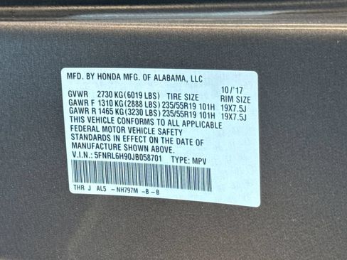 Used 2018 Honda Odyssey Elite image 54