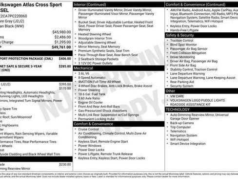 Used 2023 Volkswagen Atlas Cross Sport SEL image 32