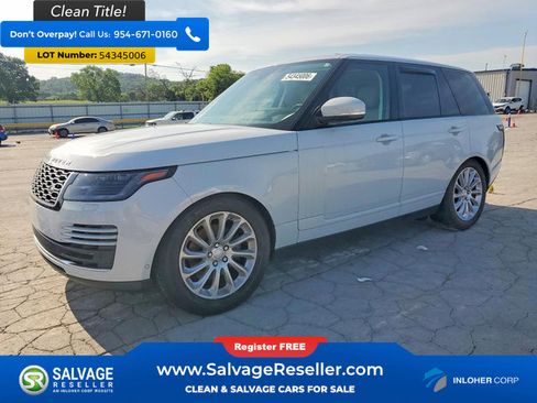 Used 2019 Land Rover Range Rover HSE AWD/4WD image 1